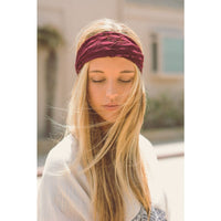 Burgundy Red Lace Headband - Bean Concept - Etsy