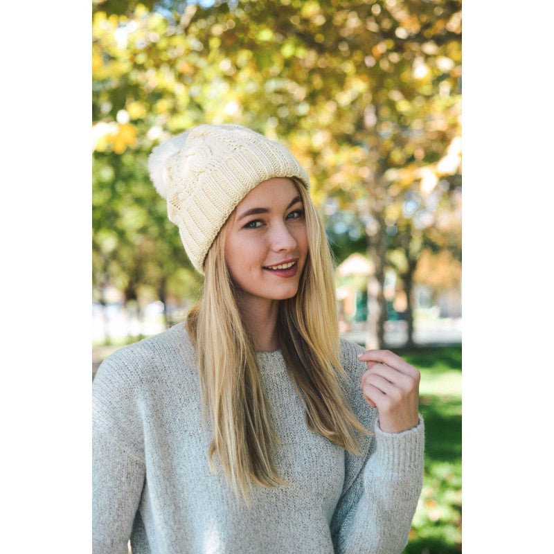 MUSTARD YELLOW POM POM BEANIE - Bean Concept - Etsy