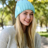 Cotton Candy Fur Pom Beanie - Bean Concept - Etsy