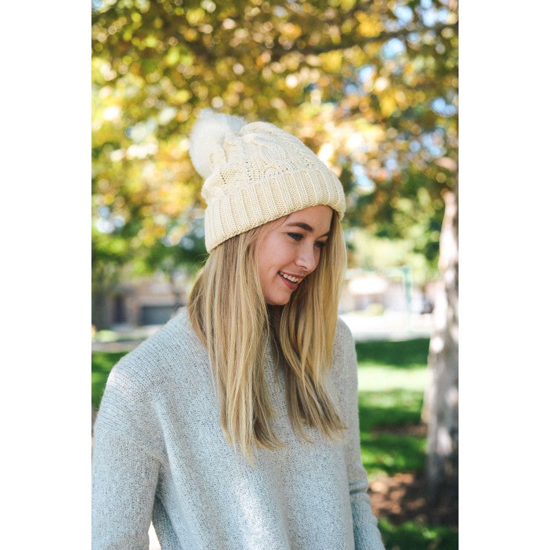 MUSTARD YELLOW POM POM BEANIE - Bean Concept - Etsy