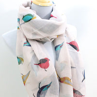 Pink Bird Scarf - Bean Concept - Etsy