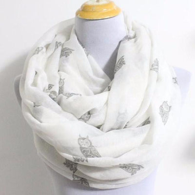 Owl Infinity Scarf - Bean Concept - Etsy
