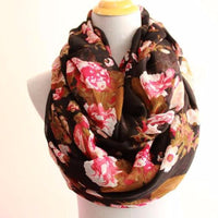 Roses Spring Infinity Scarf - Bean Concept - Etsy