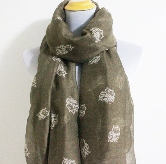 Owl Scarf - Bean Concept - Etsy