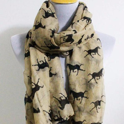 Horses Scarf - Bean Concept - Etsy