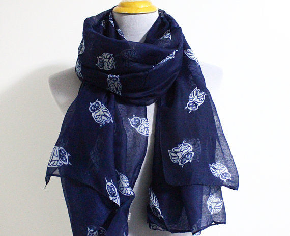 Owl Scarf - Bean Concept - Etsy