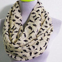 Cat Kitten Chiffon Infinity Scarf - Bean Concept - Etsy