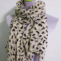 Cat Kitten Chiffon Scarf - Bean Concept - Etsy