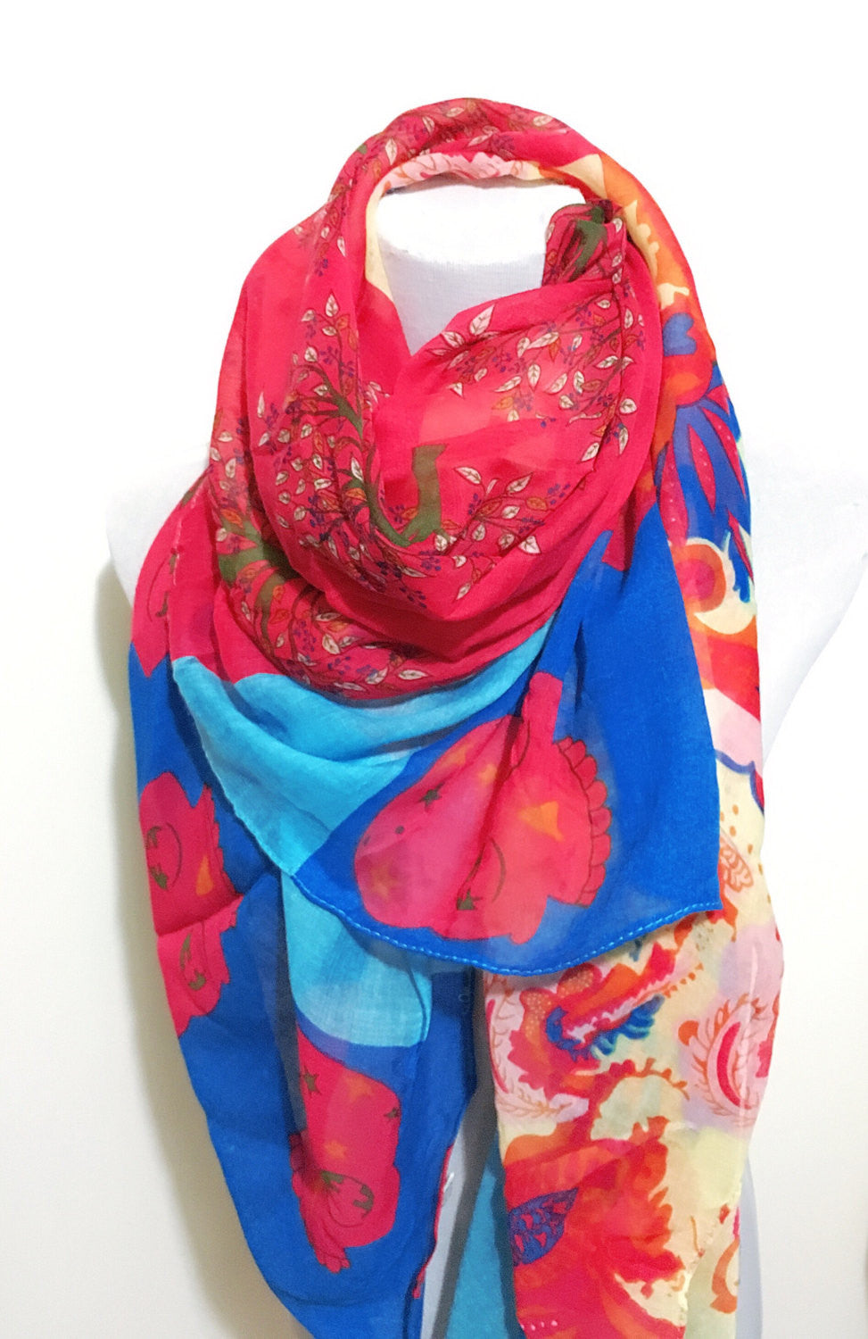 Skull and Tree Infinity Scarf - Bean Concept - Etsy