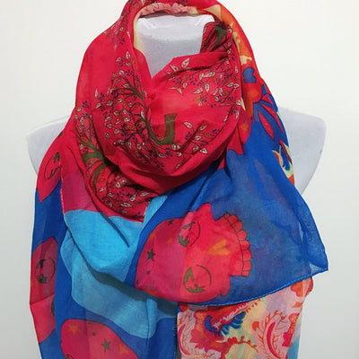 Skull and Tree Infinity Scarf - Bean Concept - Etsy