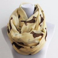 Black Dachshunds Infinity Scarf - Bean Concept - Etsy