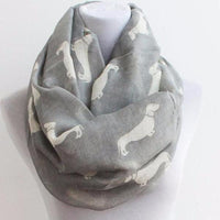 Beige Dachshunds Infinity Scarf - Bean Concept - Etsy