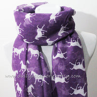 Khaki Horse Infinity Scarf - Bean Concept - Etsy
