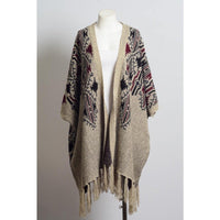 Heathered Argyle Knit Rauna Wraps - Bean Concept - Etsy