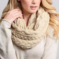 Cozy Cable Knit Scarf - Bean Concept - Etsy