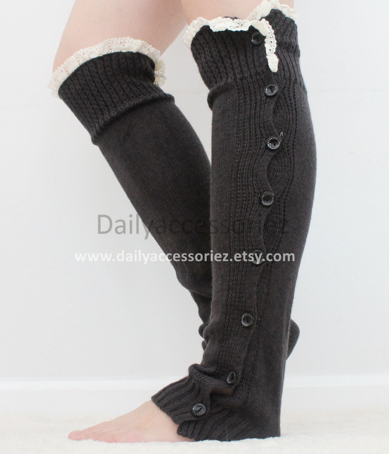 black womens leg warmers - Bean Concept - Etsy