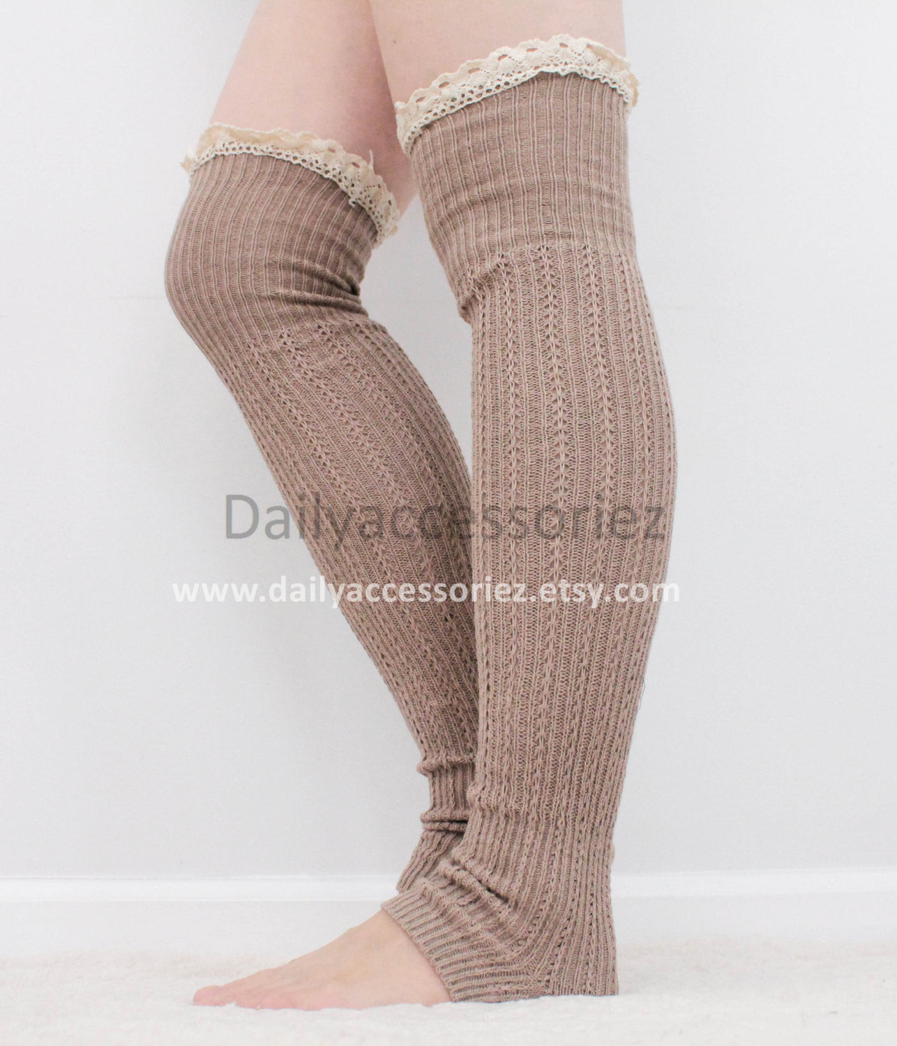 lace womens leg warmers - Bean Concept - Etsy