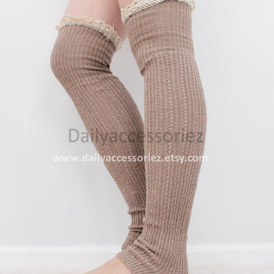 lace womens leg warmers - Bean Concept - Etsy