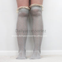 gray womens leg warmers - Bean Concept - Etsy