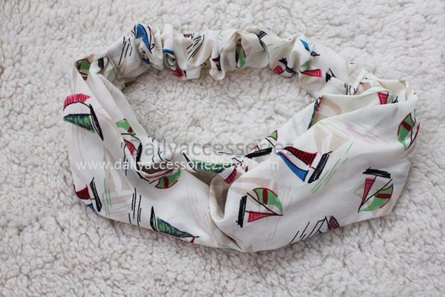 sailboat workout headband - Bean Concept - Etsy