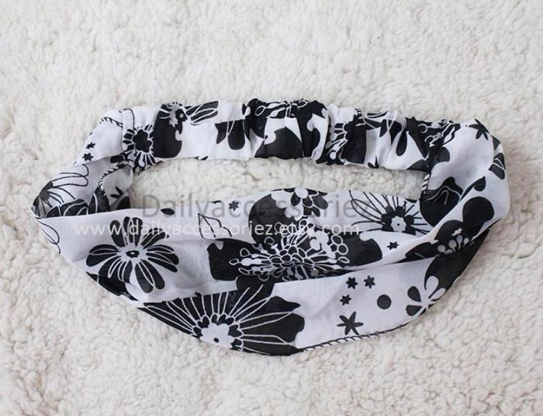 Flower workout headband - Bean Concept - Etsy
