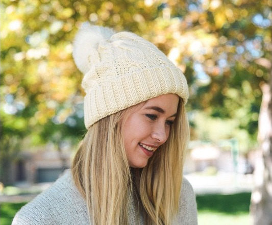 Pom Pom Beanie - Bean Concept - Etsy