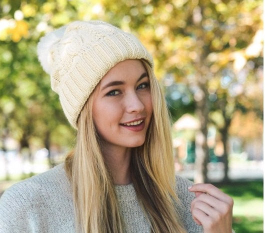 Pom Pom Beanie - Bean Concept - Etsy