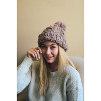 Ivory Pom Pom Beanie - Bean Concept - Etsy