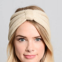 Light Pink Knitted Headband - Bean Concept - Etsy
