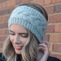 Oatmeal Cable Knit Headband - Bean Concept - Etsy