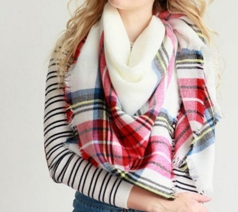 Tartan Blanket Scarf - Bean Concept - Etsy