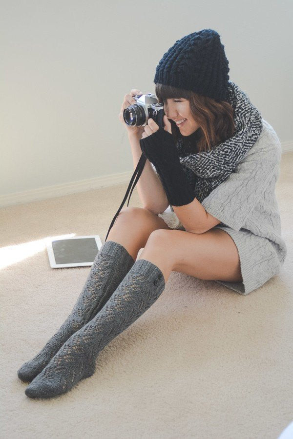 Black Buttoned Leg Warmers - Bean Concept - Etsy