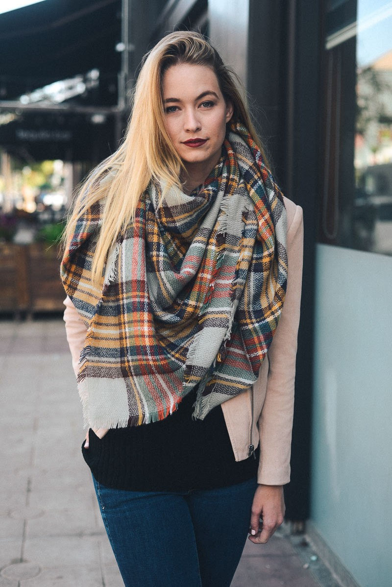Large Blanket Scarf - Bean Concept - Etsy