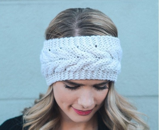 Gray Winter Headband - Bean Concept - Etsy