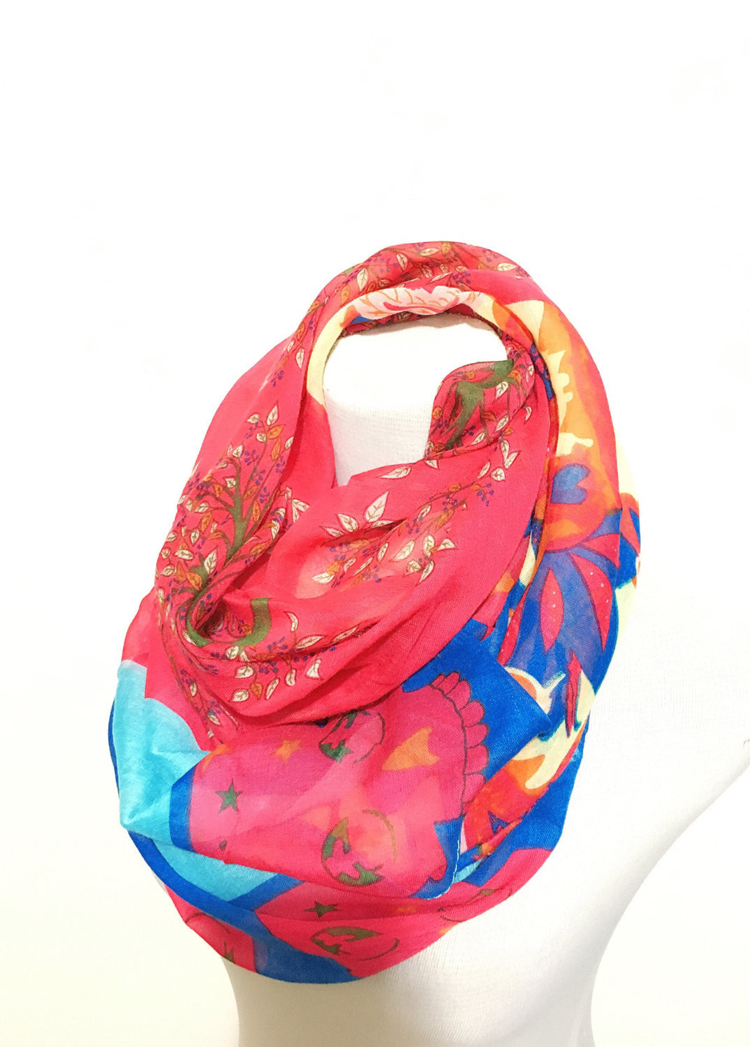 Skull and Tree Infinity Scarf - Bean Concept - Etsy