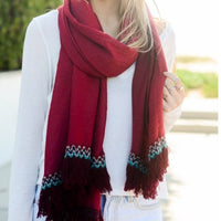 Ivory Fringe Scarf - Bean Concept - Etsy