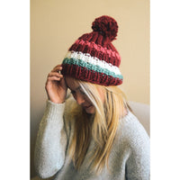 Black Pom Pom Beanie - Bean Concept - Etsy