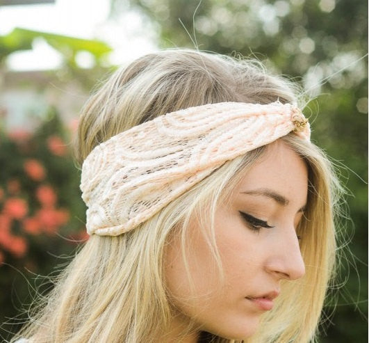 ivory knot headband - Bean Concept - Etsy
