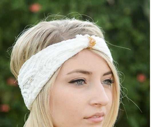 light peach pink knot headband - Bean Concept - Etsy