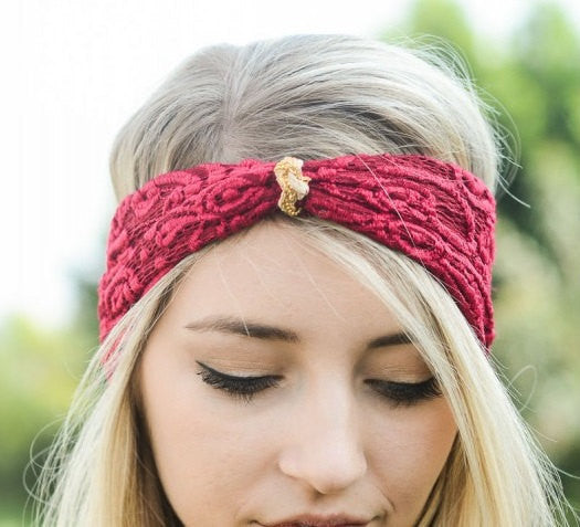 light peach pink knot headband - Bean Concept - Etsy
