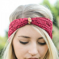 light peach pink knot headband - Bean Concept - Etsy