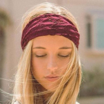 lace headband - Bean Concept - Etsy