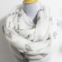 Purple Owl Scarf - Bean Concept - Etsy