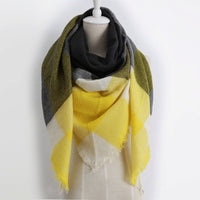 Beige blanket scarf - Bean Concept - Etsy
