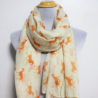 Khaki Horse Infinity Scarf - Bean Concept - Etsy