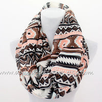 Multicolored Aztec Infinity Scarf - Bean Concept - Etsy