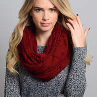 Oatmeal Classic Cable Knit Scarf - Bean Concept - Etsy