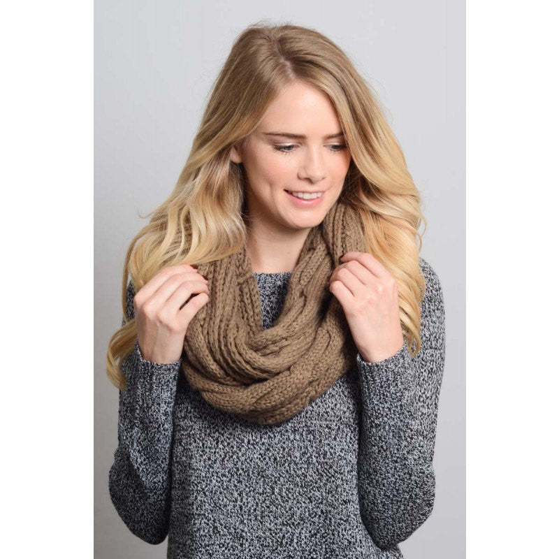 Black Cable Knit Scarf - Bean Concept - Etsy