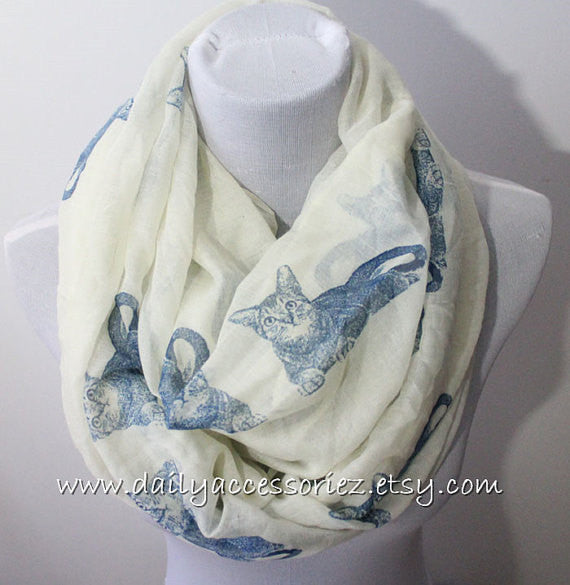 Light Khaki Cat Scarf - Bean Concept - Etsy