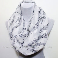 Music Note Scarf - Bean Concept - Etsy